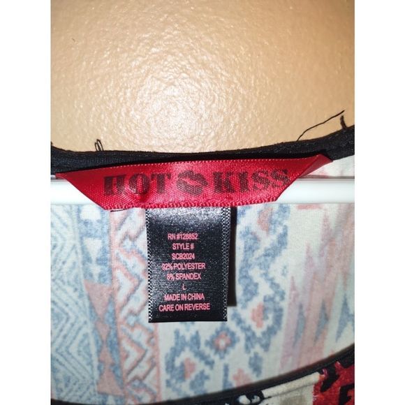 Hot Kiss Aztec Design Dress Size L - Picture 3 of 3